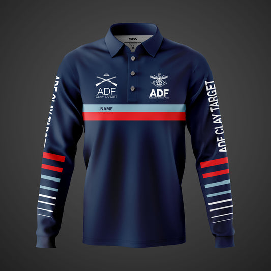 ADF Clay Target - Long Sleeve Polos