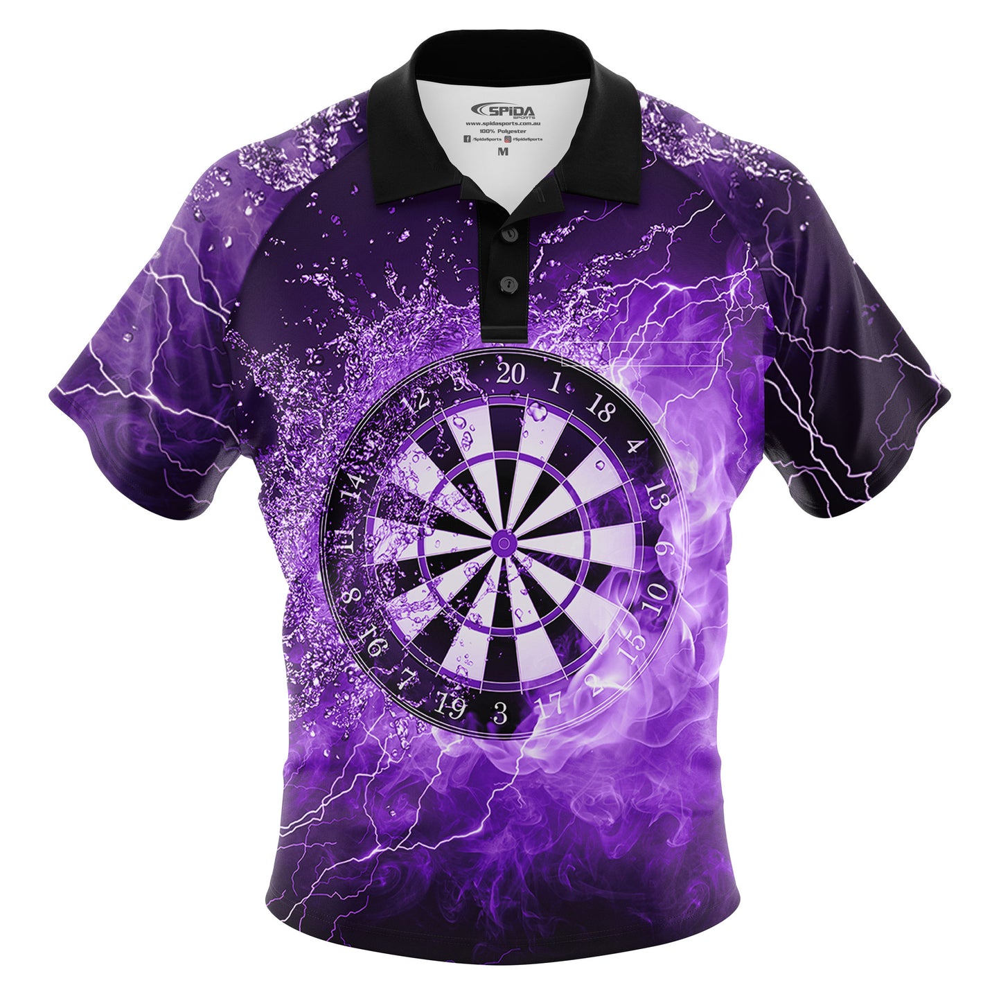 Purple Electrical Storm Dart Shirts