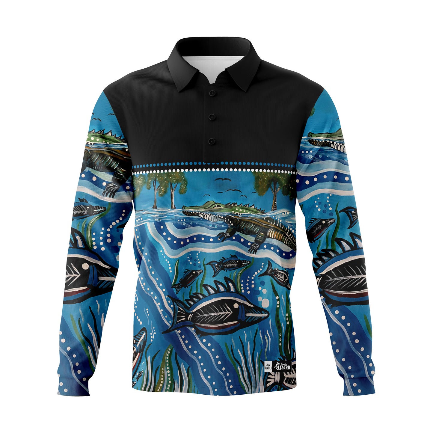 Barra Breeding Ground - Sandy Lizard - Fishing Shirt