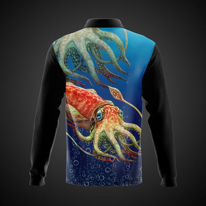 Squid Personalised Fishing Shirt