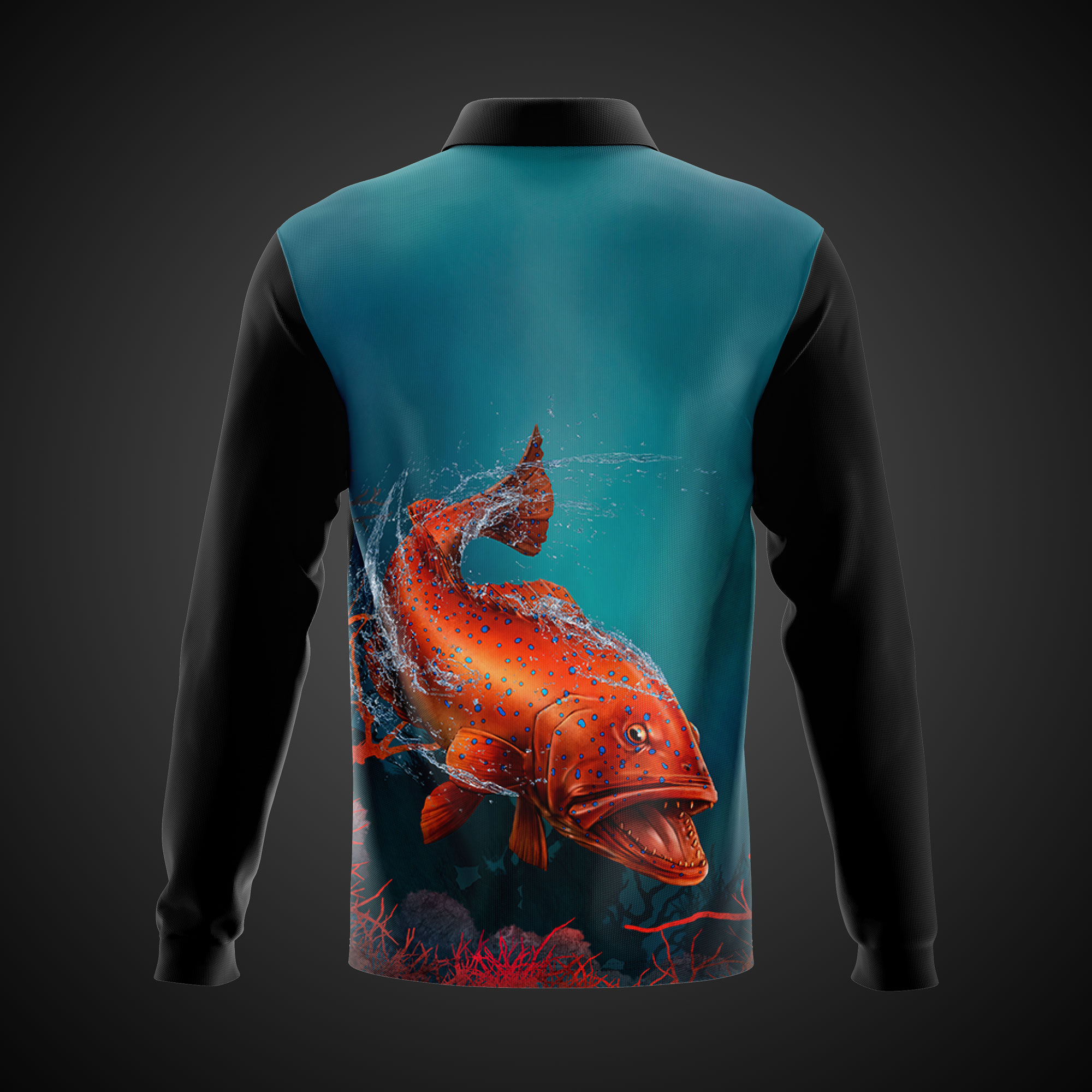Coral-Trout-Fishing-Shirt-Back